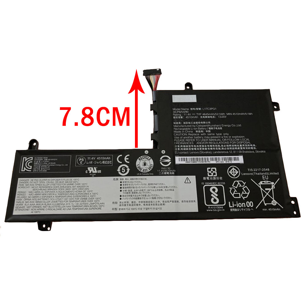 Batería para Y710-Y730a-/IdeaPad-Y710-4054-/-Y730-/-Y730-4053/lenovo-L17M3PG1